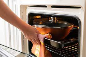 Pans that aren't made of aluminum and are safe to use in convection ovens!