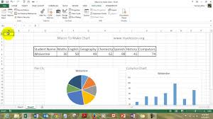 Make Charts In Excel With Macro Hindi