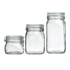 bormioli rocco fido square glass jar