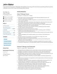 Great it resume examples better than 9 out of 10 other resumes. It Manager Resume Example Writing Tips For 2021