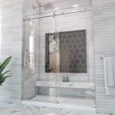 60 Inch Frameless Sliding Shower Door