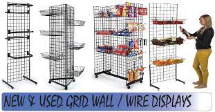Grid Wall Panel Wire Displays New Used