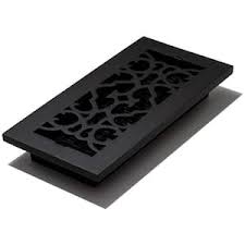 floor register abstract matte black