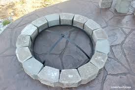 Diy Fire Pit How To Build A Patio