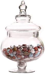 Candy Storage Jar Decorative Glass Jar