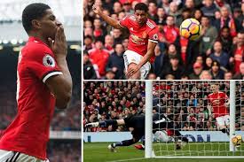 Fans gathered outside the stadium, on the pitch, and around united's team bus in salford Man Utd 2 Liverpool 1 Live Result Marcus Rashford Double Secured Win Despite Eric Bailly S Horrific Own Goal
