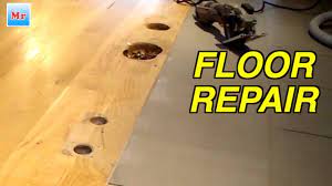 diy hardwood floor repair hole how to