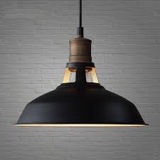 Simple Design Country Black Industrial Pendant Light
