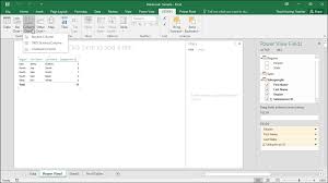 Data Visualizations In Power View In Excel Instructions