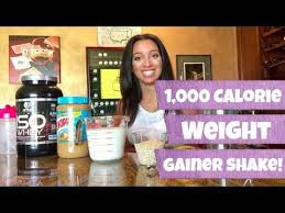 1 000 calorie weight gainer shake