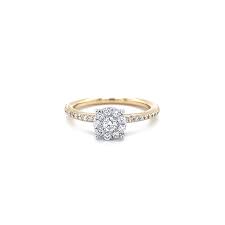 halo cer diamond enement ring by
