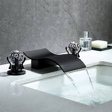 Crystal Handle Bathroom Sink Faucet