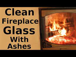 How To Clean Fireplace Glass With Ashes