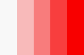 White To Red Color Palette