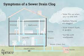Symptoms Of A Sewer Drain Clog