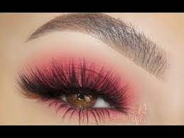 cranberry smokey eye makeup tutorial
