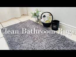 bathroom rug deep cleaning tutorial