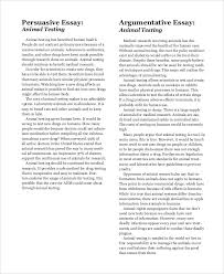 Argumentative essay about animal testing   Free sample toefl    