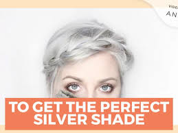 dyeing your hair silver or grey at home