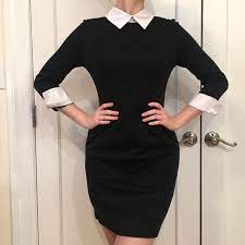 Check spelling or type a new query. Dresses Fitted Black Dress With White Collar Cuffs Poshmark