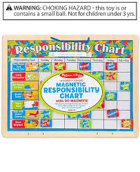 Melissa Doug Magnetic Responsibility Chart