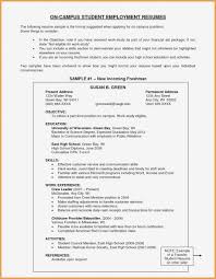 Resume Samples For College Students New Graduatelates Of