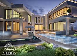 Modern villa designs make sure they capture the best of the imagination of today's generation and replicate the exact comfort people have in their minds. Modern Villa Design Algedra Interior Design