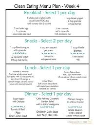 free clean eating meal plan on a budget