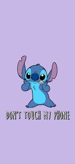 Wallpaper Dont Touch My Phone Stitch