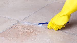 how to clean grout on floor tiles to
