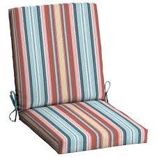 Color Stripe Patio Chair Cushion