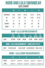 Size Charts Bikini Sizing Information And Helpful Guide