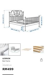 Ikea Leirvik Bed Frame With Luroy Base