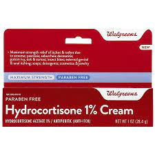 walgreens paraben free hydrocortisone 1