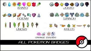 All Pokemon Badges - YouTube