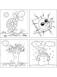 Show your kids a fun way to learn the abcs with alphabet printables they can color. Seasons Coloring Pages Download And Print Seasons Coloring Pages