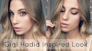 gigi hadid inspired hair makeup