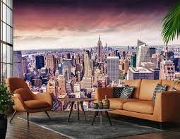 New York Skyline Wallpaper Panorama Nyc