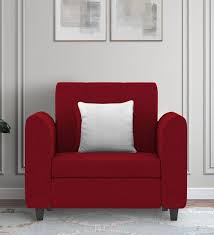 denmark fabric 1 seater sofa in