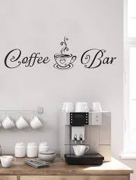 Coffee Letter Graphic Wall Sticker