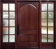 Lewis Solid Panel Solid Wood Front Door