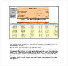 Sample Loan Amortization Calculator 8 Free Documents In Pdf