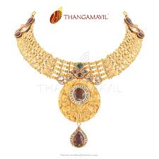 22 carat antique gold necklace from