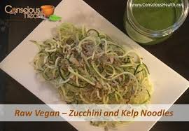 delicious raw vegan zucchini kelp