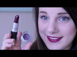 winter purples makeup tutorial ft mac