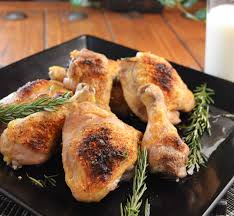 baked en thighs and drumsticks