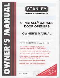 stanley u install owner s manual manualzz