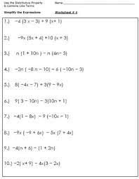 Equation Algebra Worksheets