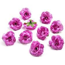 Does anyone have any suggestions on where to find cheap bulk artificial flowers? Amazon Com Fake Flower Heads In Bulk Wholesale For Crafts Silk Rose Artificial Flower Wedding Home Furnishings Diy Wreath Home Decor Sheets Handicrafts Simulation Cheap Fake Flowers 30pcs 4 5cm Purple Kitchen Dining