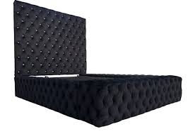 platform tufted bed extra wide tall